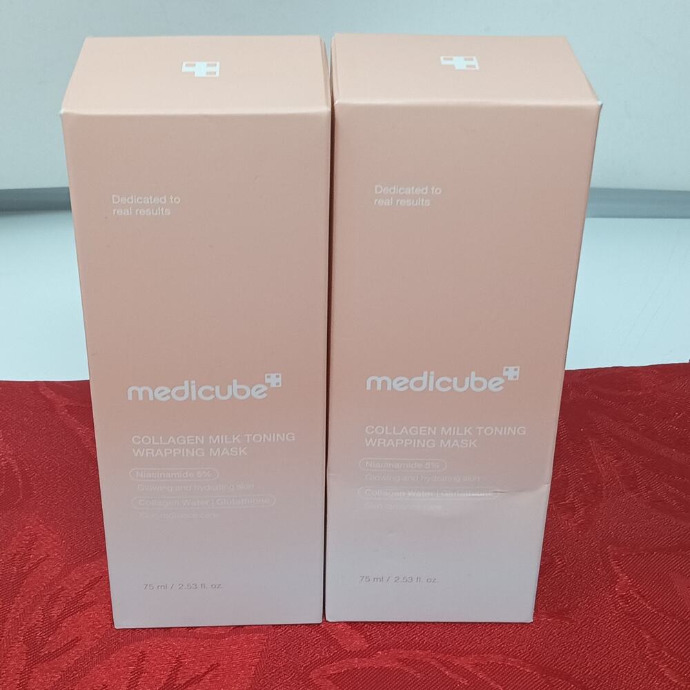 2X Medicube Collagen Glazed Milk Toning Wrapping Mask | NIB | 2.53oz New